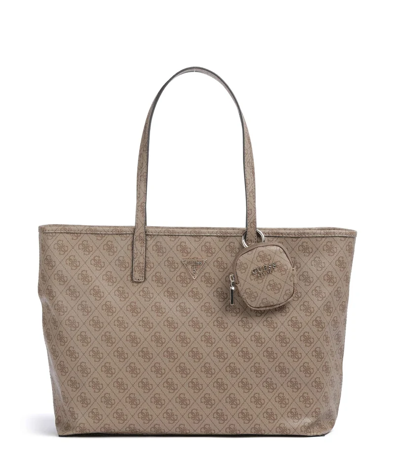 Guess Power Play Borsa shopper latte logo