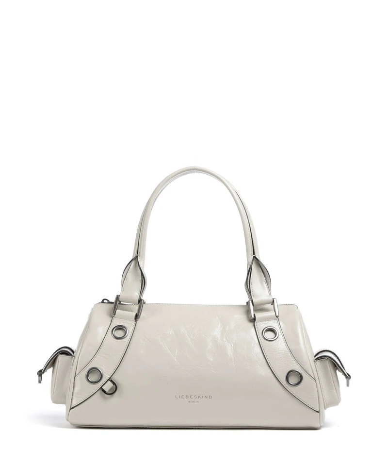 Liebeskind Nika Lack Distressed M Borsa a spalla milk
