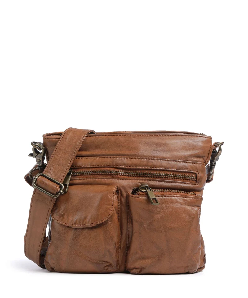 Depeche Power Field Borsa a spalla cognac
