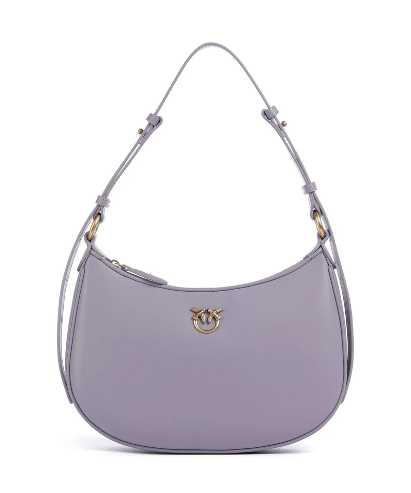 Pinko Half Moon Mini Borsa a spalla cenerre viola/antique gold