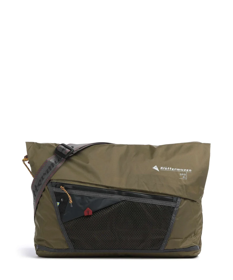 Klättermusen Grid Borsa messenger olive