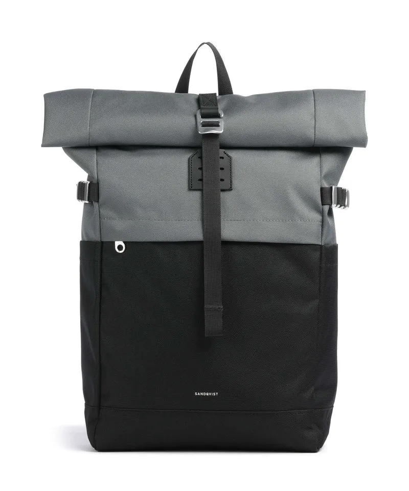 Sandqvist Icon M Zaino roll-top multicolour/dark