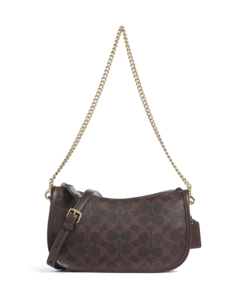 Coach Waverly Signature Borsa a spalla maple