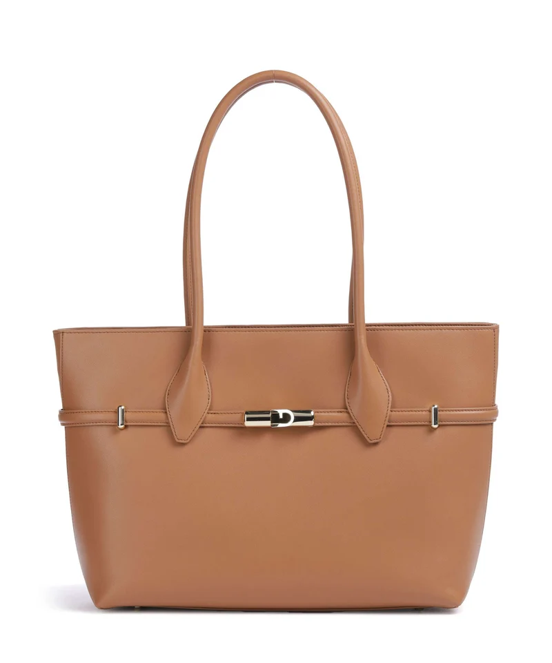 Furla Goccia L Borsa shopper brandy