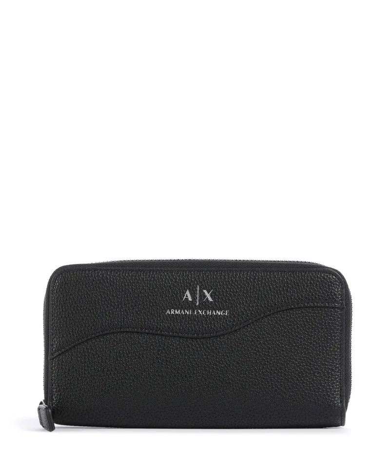 Armani Exchange Wave Portafoglio nero