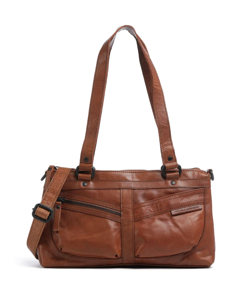 Spikes & Sparrow Bronco Cherish Borsa a spalla brandy