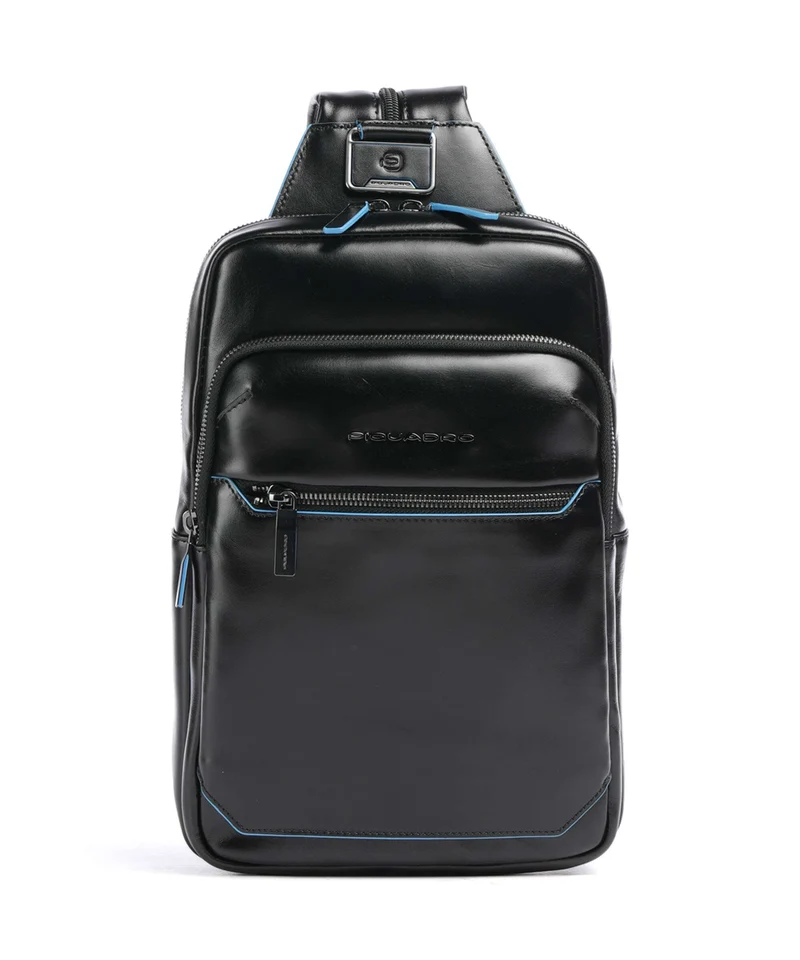 Piquadro Blue Square Borsa sling nero
