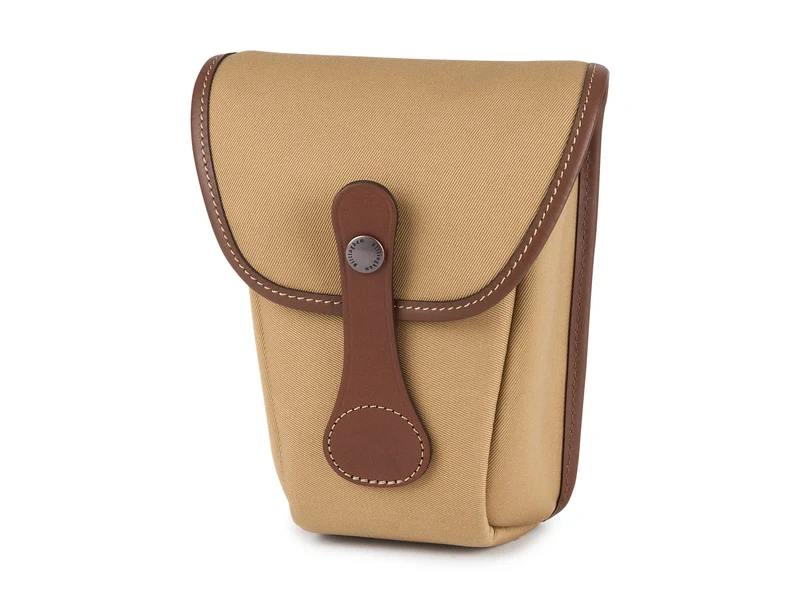 Billingham Tasca AVEA08 Tela Khaki/Bordi Cuoio marrone chiaro + finiture ottone