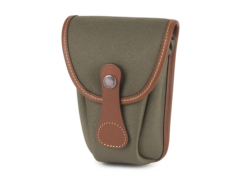 Billingham Tasca AVEA07 FibreNyte Verde Salvia/Bordi Cuoio marrone chiaro + finiture ottone