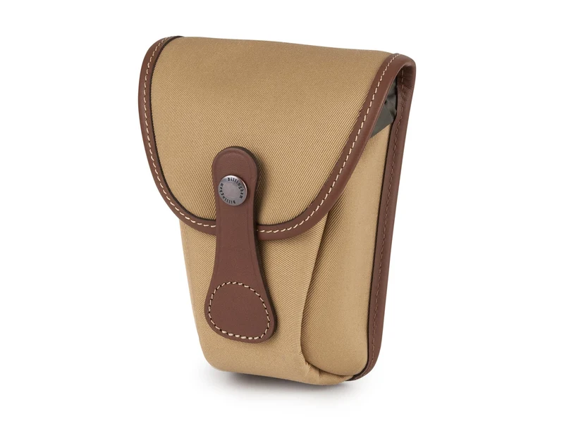 Billingham Tasca AVEA07 Tela Khaki/Bordi Cuoio marrone chiaro + finiture ottone