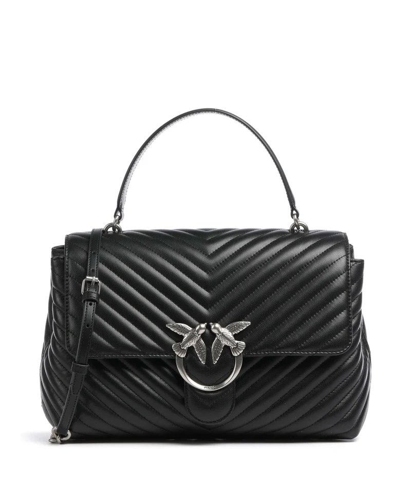 Pinko Love Lady Puff Big Borsa a mano nero