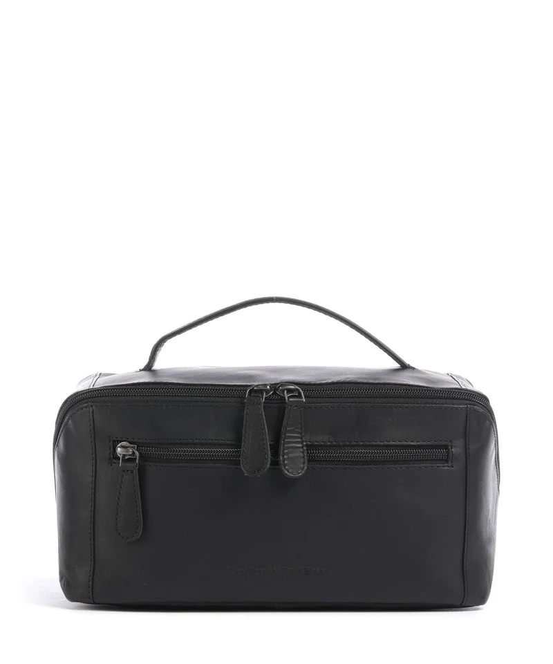 The Chesterfield Brand Wax Pull Up Cow Elmia Borsa da toilette black