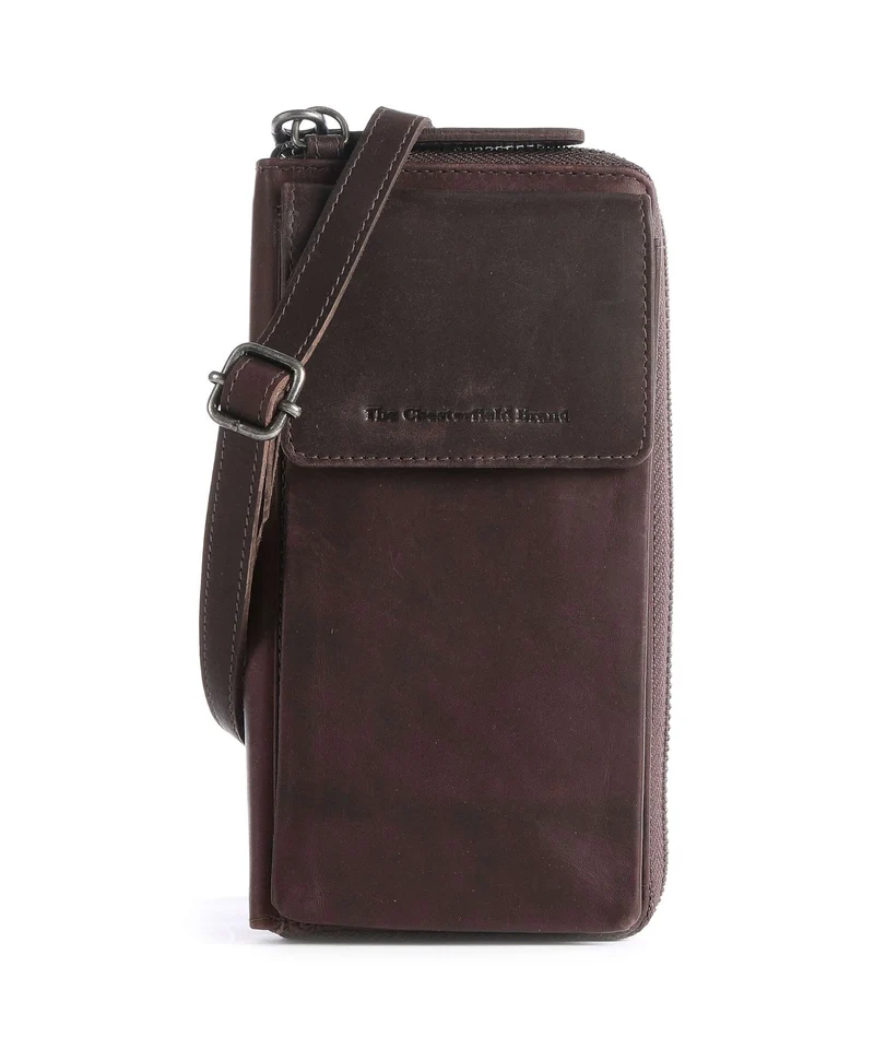 The Chesterfield Brand Malaga Borsetta porta cellulare brown
