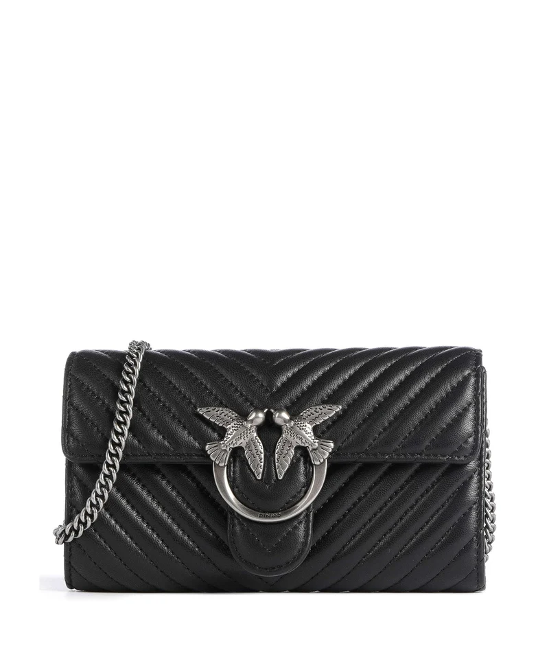 Pinko Love One Portafoglio nero/old silver