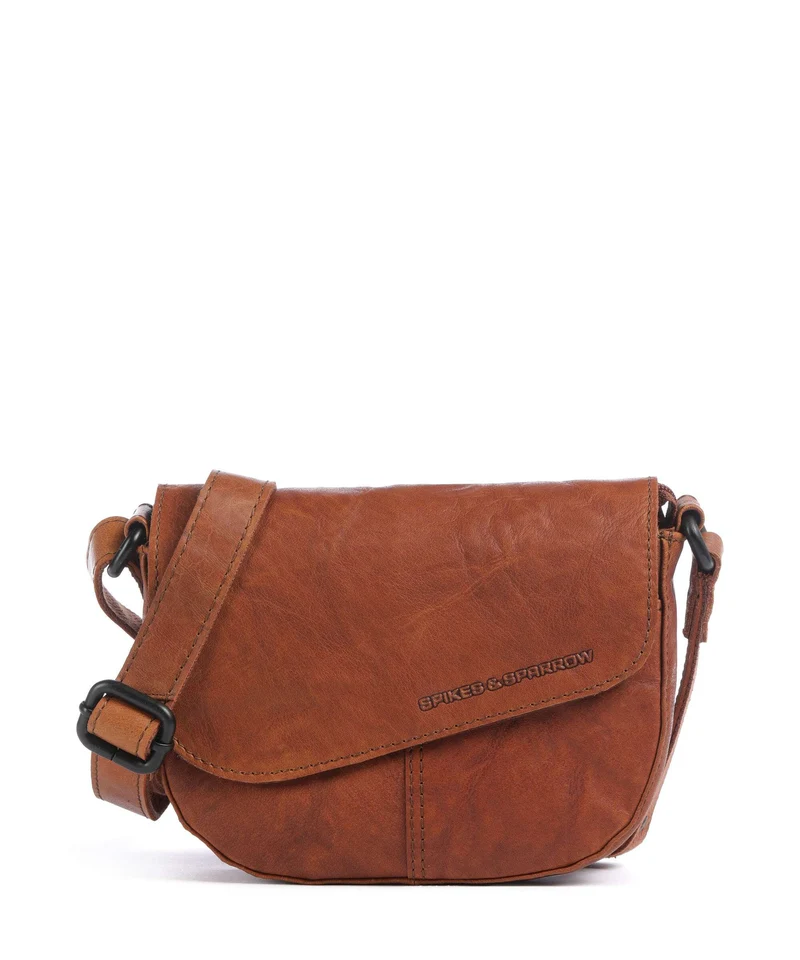 Spikes & Sparrow Bronco Genya Borsa a tracolla brandy