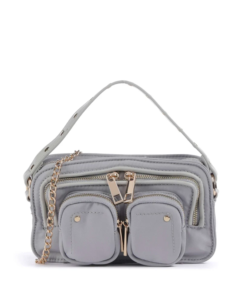 Núnoo Recycled Nylon Helena Borsa a tracolla light grey