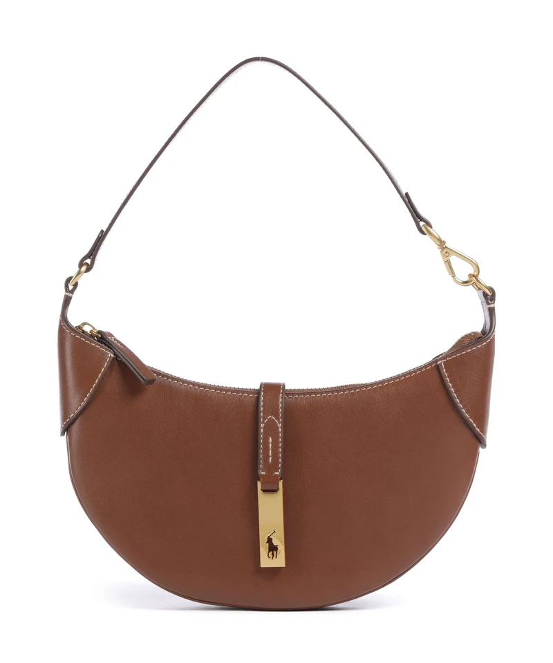 Polo Ralph Lauren ID Collection Small Borsa a spalla cuoio