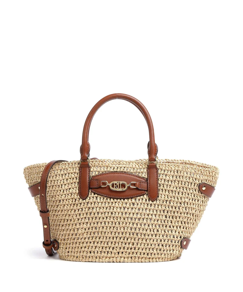 Lauren Ralph Lauren Daphney 20 Straw Borsa a mano natural/lauren tan