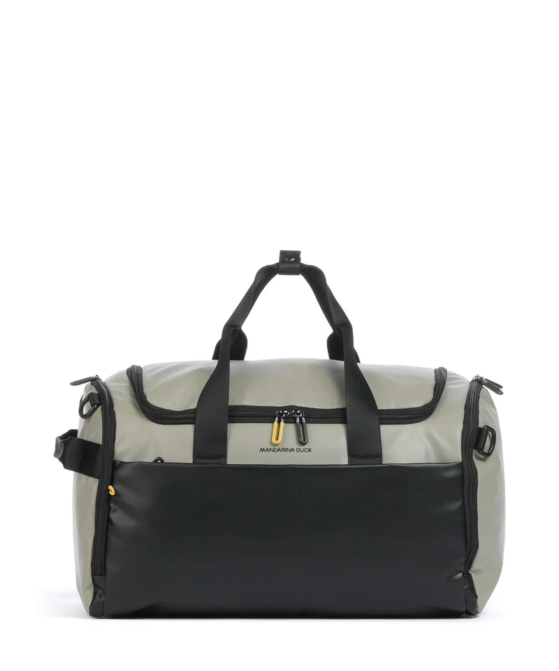 Mandarina Duck Eco Coated Borsone da weekend mud