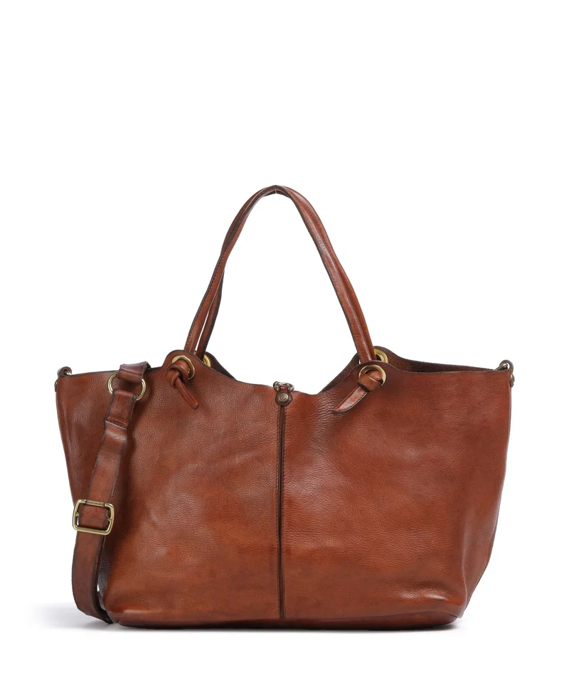 Campomaggi Borsa shopper cognac