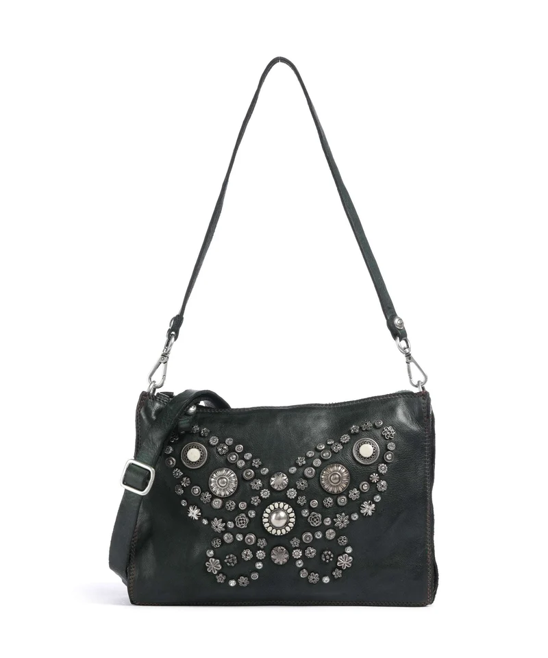Campomaggi Borsa a spalla green bottle