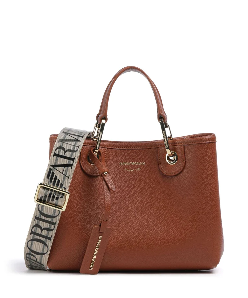 Emporio Armani My EA Borsa a mano cuoio/rosso