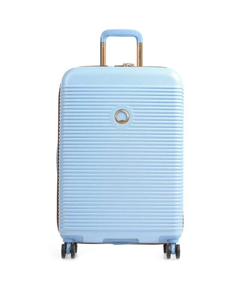 Delsey Paris Freestyle Valigia trolley (4 ruote) himmelblau