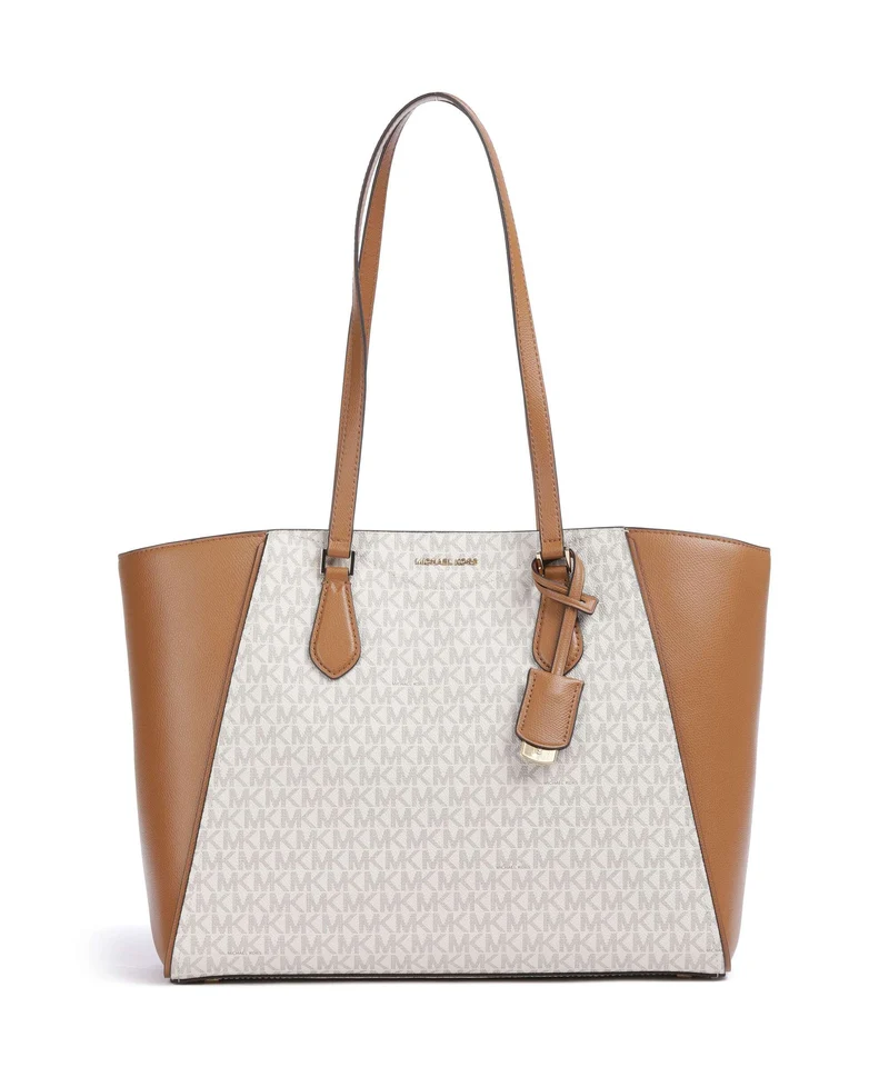 Michael Kors Taryn Borsa shopper vanilla/acorn