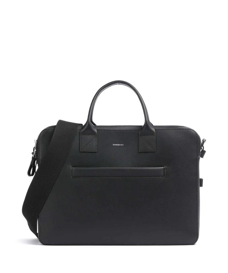 Sandqvist Leather Classics Seth Cartella black
