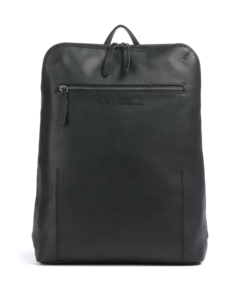 The Chesterfield Brand Wax Pull Up Cow Filmore Zaino black