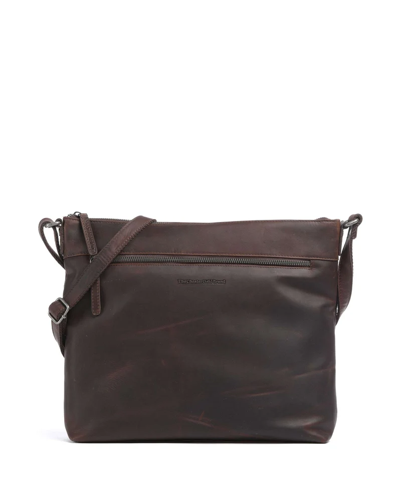 The Chesterfield Brand Wax Pull Up Cow Cartagena Borsa a tracolla brown