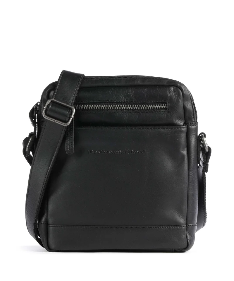 The Chesterfield Brand Wax Pull Up Cow Arnhem Borsa a tracolla black