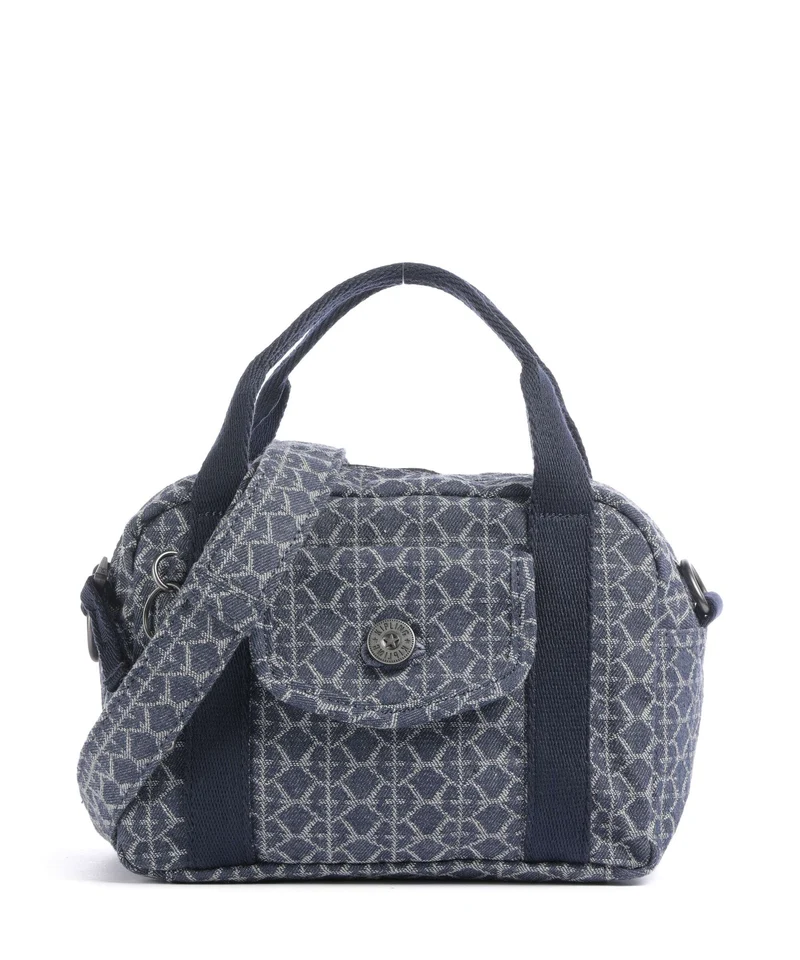 Kipling Denim Love Kazia Borsa a mano signature denim