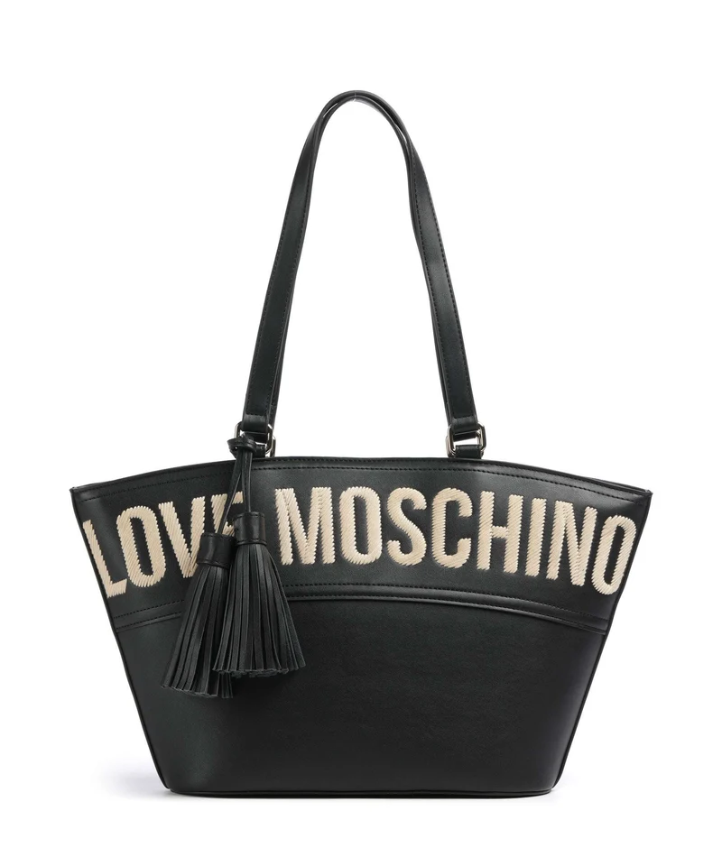 Love Moschino Item Cabas Borsa shopper nero