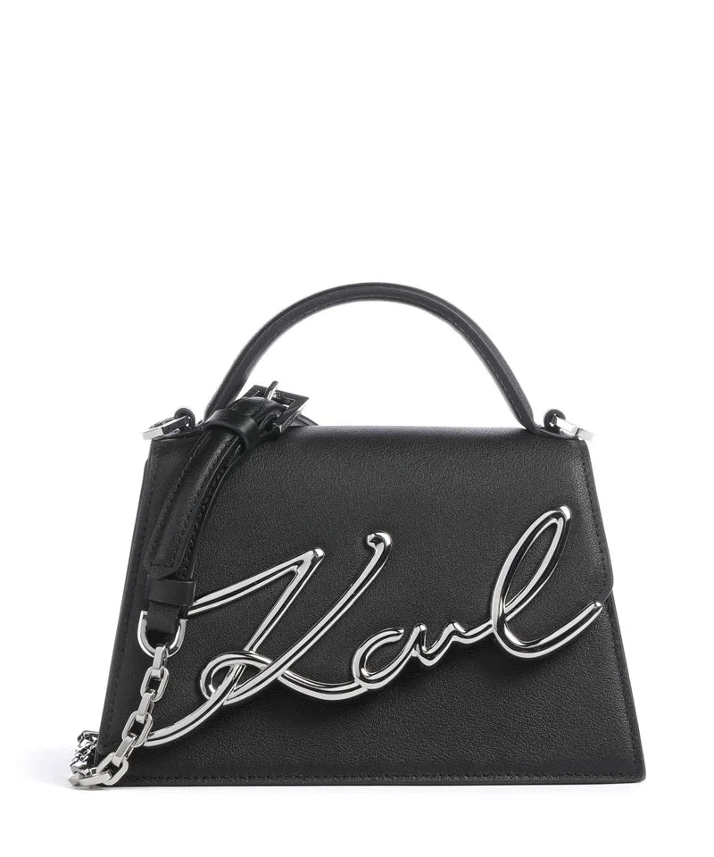 Karl Lagerfeld K/Signature 2.0 Borsa a tracolla black/nickel
