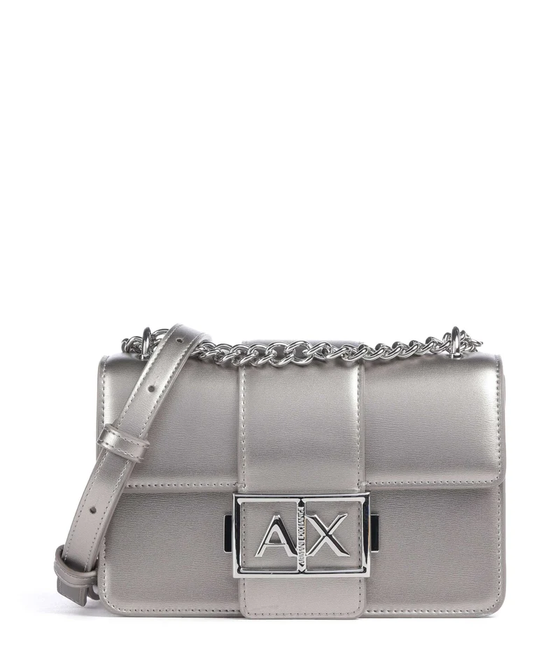 Armani Exchange Wonder S Borsa a spalla gunmetal