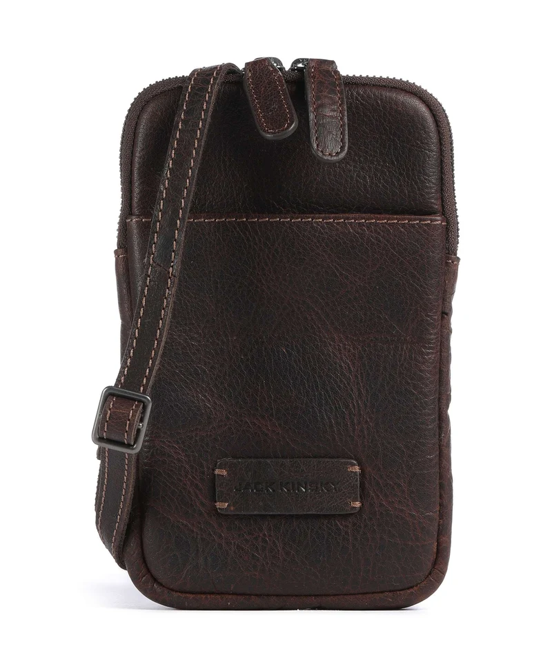 Jack Kinsky Porto 10 Borsetta porta cellulare mokka