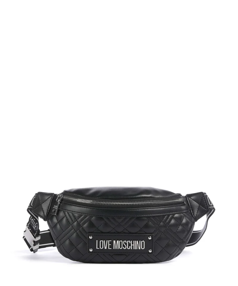 Love Moschino Quilted Marsupio black