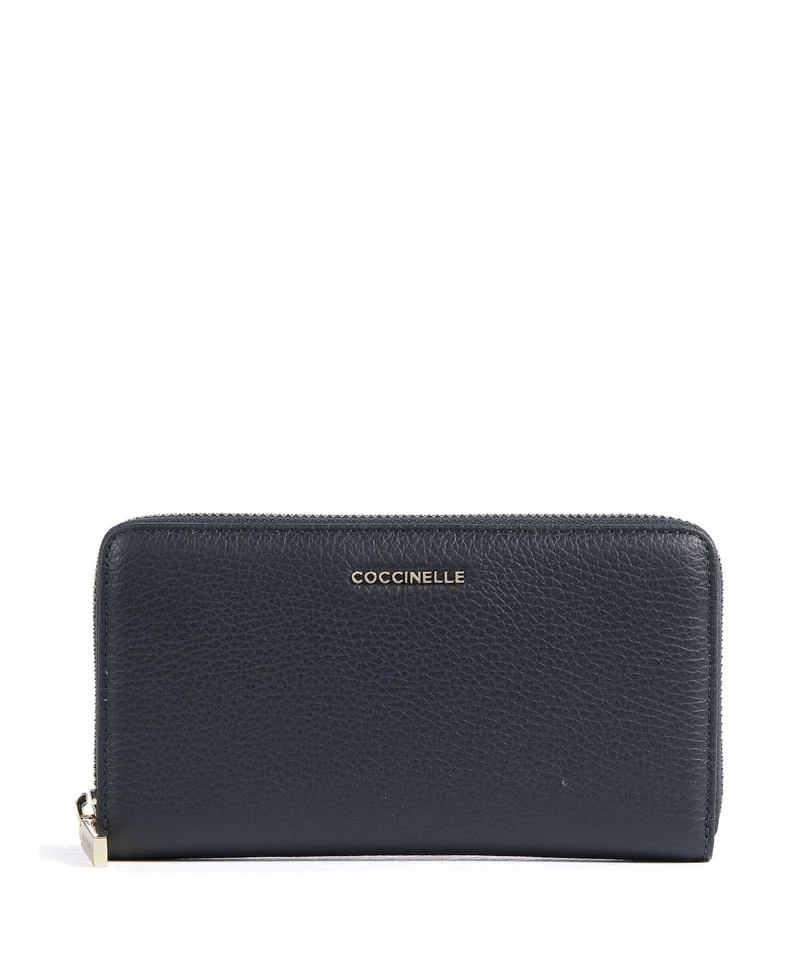 Coccinelle Metallic Soft Portafoglio midnight blue
