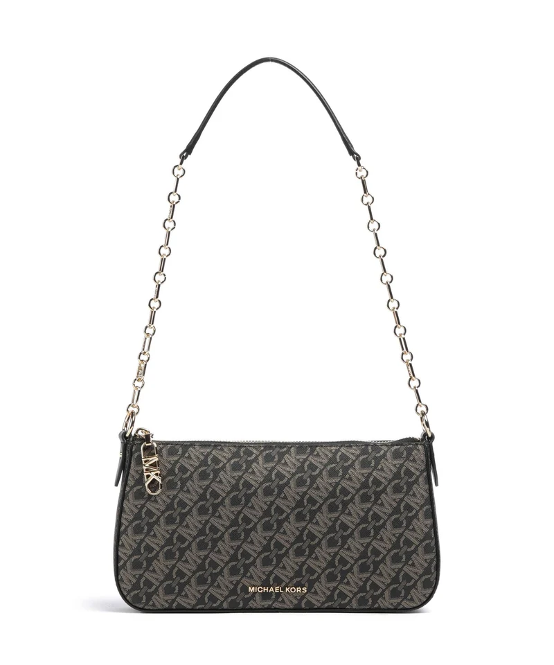 Michael Kors Empire Borsa a spalla black/pale gold