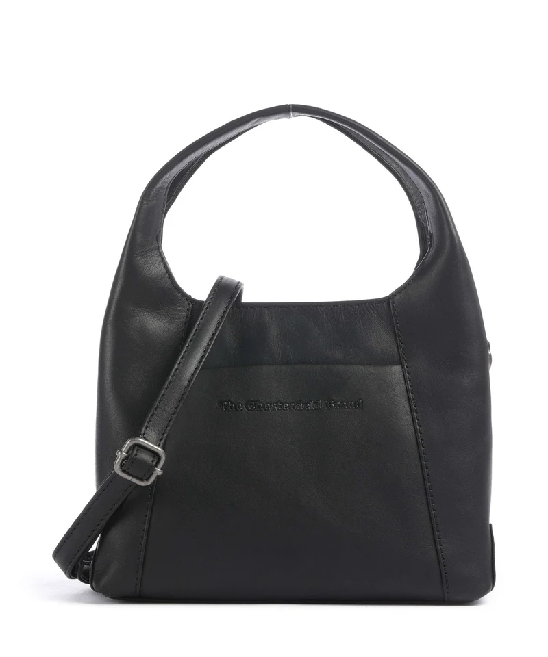 The Chesterfield Brand Wax Pull Up Cow Lunera Borsa a mano black