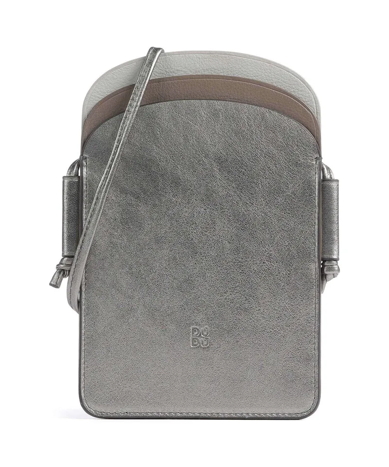 DuDu Bags Minorca Borsetta porta cellulare dark silver