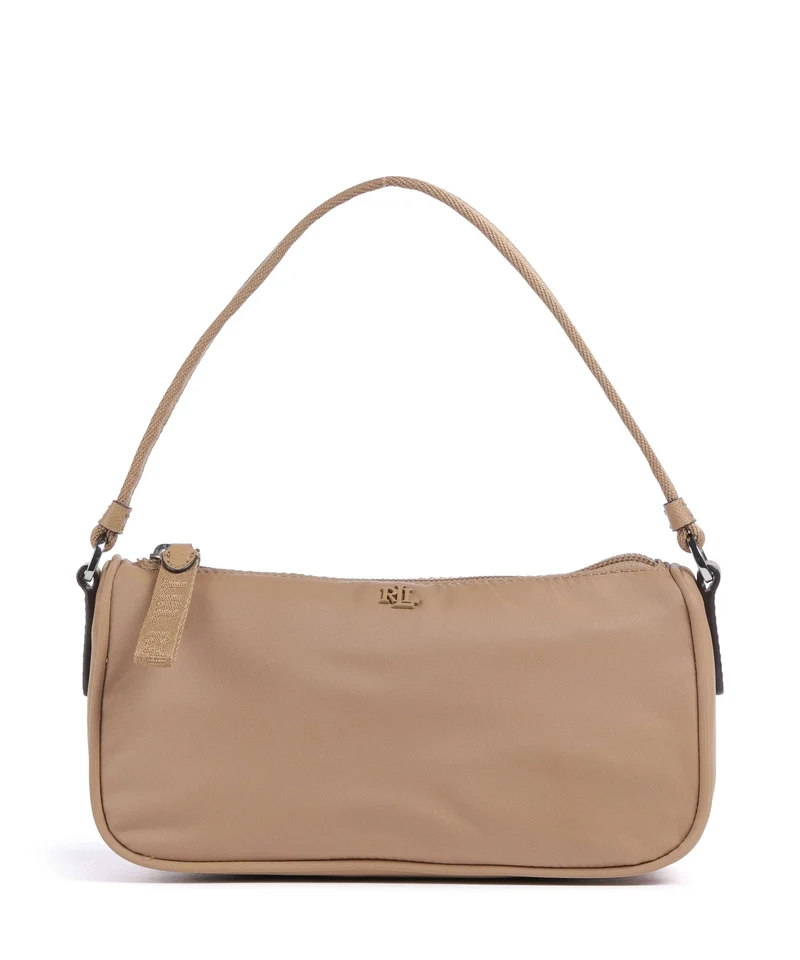 Lauren Ralph Lauren Nylon Large Borsa a mano khaki