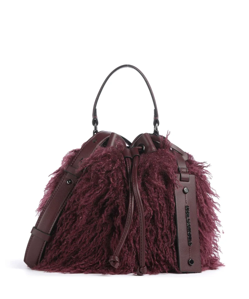 Karl Lagerfeld K/Weave Borsa a secchiello windsor/burgundy