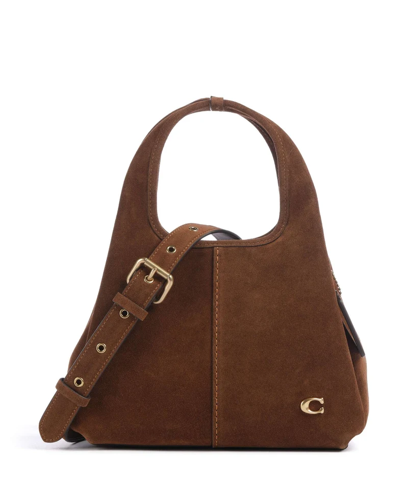 Coach Lana Suede 23 Borsa a mano warm brown