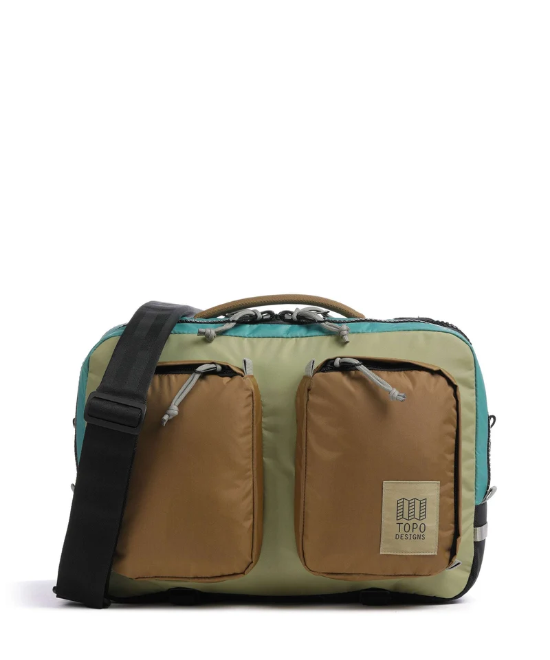 Topo Designs Global Cartella caribbean/dark khaki