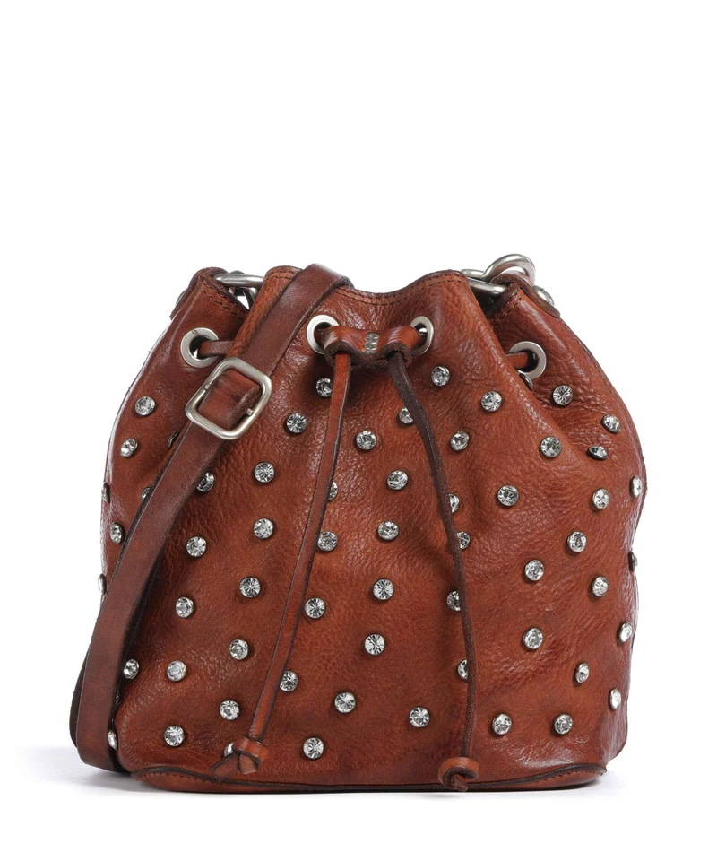 Campomaggi Borsa a secchiello cognac