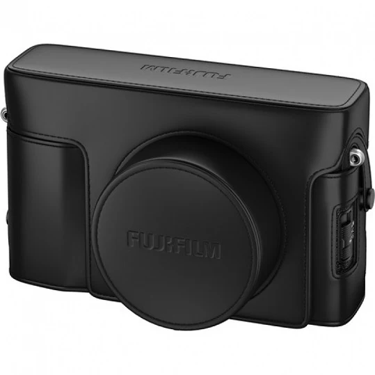 Fujifilm LC-X100V Custodia in Pelle Nera per X100V / X100VI