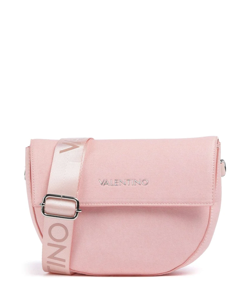 Valentino Bags Bigs Denim Borsa a tracolla rosa