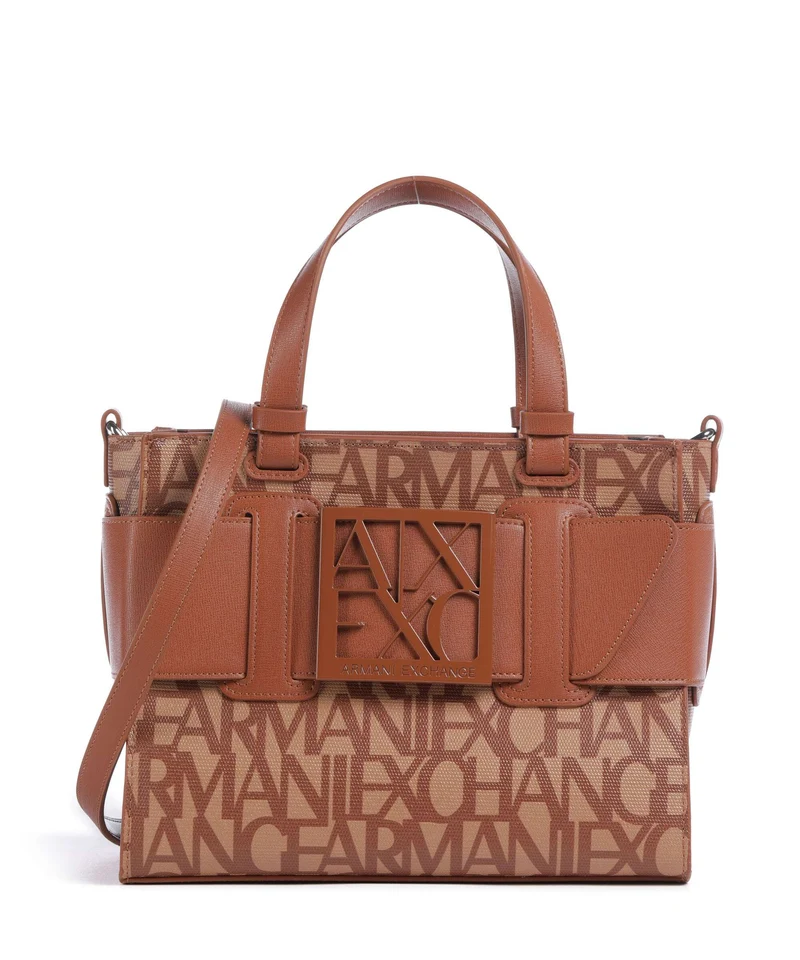 Armani Exchange Susy M Borsa a mano camel rose/caramel cafe